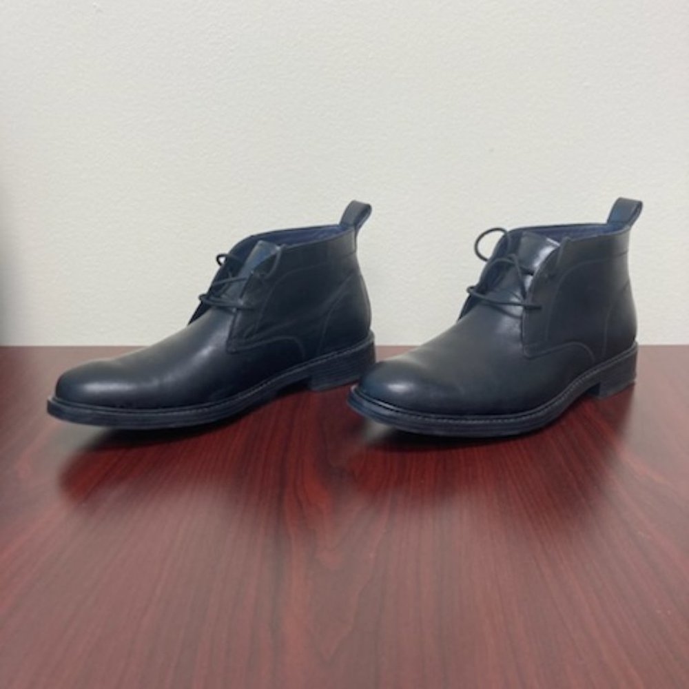 Cole Haan Black Leather Chukka Boots